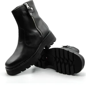 NEROGIARDINI I309031D Negro Bota militar cremallera mujer