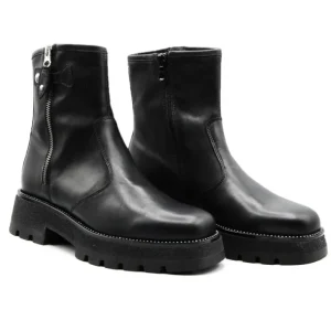 NEROGIARDINI I309031D Negro Bota militar cremallera mujer