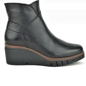 PAULA URBAN 10-1142 Marrón y Negro Botín cuña mujer