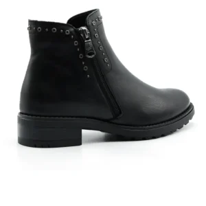 PAULA URBAN BOTIN LISO TACHAS 9-976 NEGRO