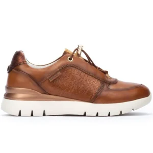 PIKOLINOS Asturias W9C-6607 Nata y cuero Deportiva elásticos mujer