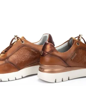 PIKOLINOS Asturias W9C-6607 Nata y cuero Deportiva elásticos mujer