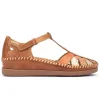 PIKOLINOS Cadaques W8K-0705C1 Nata y brandy Sandalia casual mujer