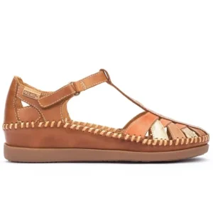 PIKOLINOS Cadaques W8K-0705C1 Nata y brandy Sandalia casual mujer