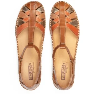 PIKOLINOS Cadaques W8K-0705C1 Nata y brandy Sandalia casual mujer