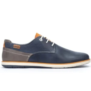 PIKOLINOS Jucar M4E-4104C1 Azul y Brandy Zapato cordón hombre