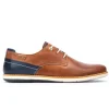 PIKOLINOS Jucar M4E-4104C1 Azul y Brandy Zapato cordón hombre