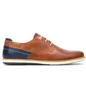 PIKOLINOS Jucar M4E-4104C1 Azul y Brandy Zapato cordón hombre
