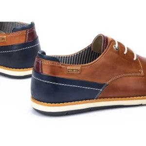 PIKOLINOS Jucar M4E-4104C1 Azul y Brandy Zapato cordón hombre