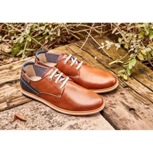 PIKOLINOS Jucar M4E-4104C1 Azul y Brandy Zapato cordón hombre