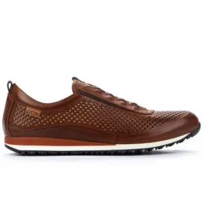 PIKOLINOS Liverpool M2A-6252 Azul y cuero Deportivo calado elásticos hombre