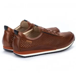 PIKOLINOS Liverpool M2A-6252 Azul y cuero Deportivo calado elásticos hombre