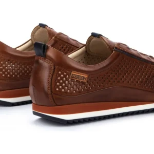 PIKOLINOS Liverpool M2A-6252 Azul y cuero Deportivo calado elásticos hombre
