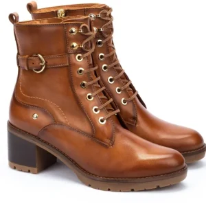 PIKOLINOS Llanes W7H-5510 Brandy Botín cordones tacón