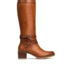 PIKOLINOS Llanes W7H-9616 Cuero. Bota alta tacón mujer - Tienda Online -