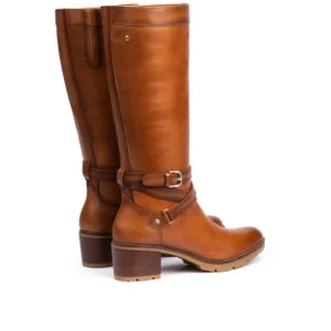 PIKOLINOS Llanes W7H-9616 Cuero. Bota alta tacón mujer - Tienda Online -