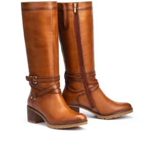 PIKOLINOS Llanes W7H-9616 Cuero. Bota alta tacón mujer - Tienda Online -
