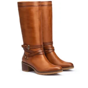 PIKOLINOS Llanes W7H-9616 Cuero. Bota alta tacón mujer - Tienda Online -