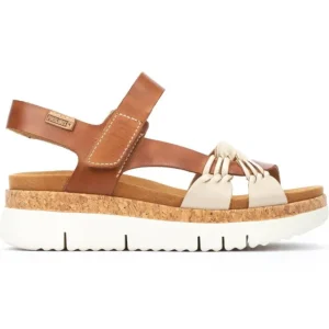 PIKOLINOS Palma W4N-0968 Verde y marfil Sandalia sport mujer