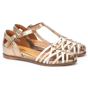 PIKOLINOS Talavera W3D-0665CLC1 Champagne Sandalia plana tiras mujer