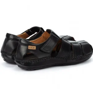 PIKOLINOS Tarifa 06J-5433 Negro y Cuero Sandalia Hombre