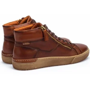 PIKOLINOS Vitoria W0T-7559C2 Marfil y Cuero Botín plano mujer