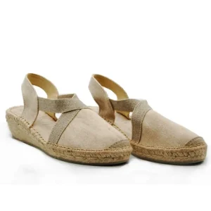 SALVI 118-314 Beige Zapatilla Yute mujer