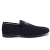 SERGIO SERRANO 1114 Azul Mocasin escudo hombre