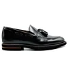 SERGIO SERRANO 3101 Negro y granate. Mocasin borlas hombre