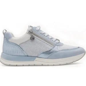 TAMARIS 23732 Azul Deportiva Casual cremallera y cordones mujer