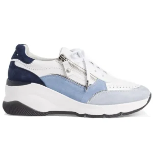 TAMARIS 23720 Azul y camel Deportivo casual cordones mujer