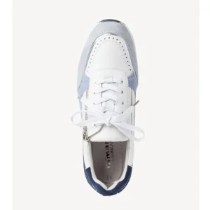TAMARIS 23720 Azul y camel Deportivo casual cordones mujer
