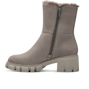 TAMARIS 26417 Grey Botín liso pelo tacón medio mujer