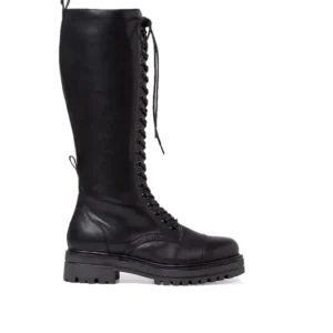 TAMARIS 25607 Negro. Bota alta militar mujer - Tienda Online -