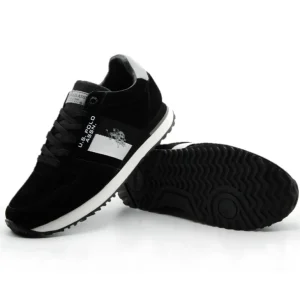 U.S. POLO ASSN. XIRIO004A Negro y azul Deportivo casual cordones Hombre