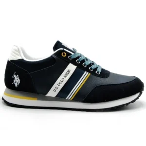 U.S. POLO ASSN XIRIO001B Negro Deportivo cordones Hombre