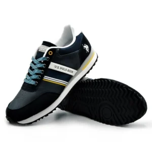 U.S. POLO ASSN XIRIO001B Negro Deportivo cordones Hombre