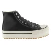 VICTORIA 1061123 Beige y Negro Bota basquet mujer