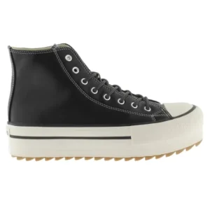 VICTORIA 1061123 Beige y Negro Bota basquet mujer