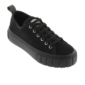 VICTORIA Abril 1270105 Negro zapatilla plataforma cordones mujer