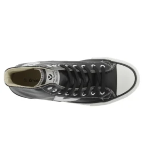 VICTORIA Tribu 1061119 Negro y Blanco V lateral Deportiva bota cordones mujer